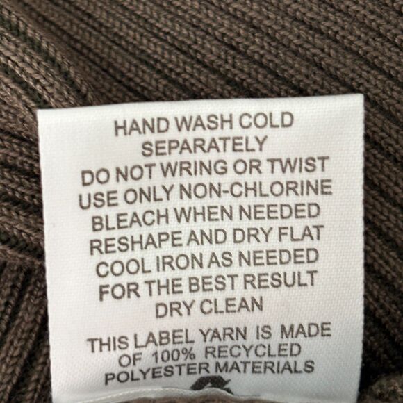 PINK ROSE Women’s S Casual Chic Arctic Olive Ribbed Long Sleeve Sweater Top #D - Picture 8 of 8